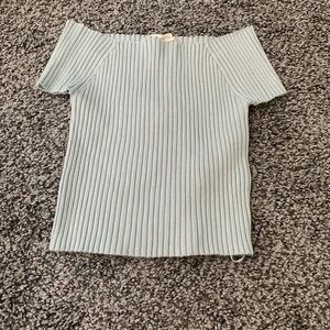 Urban Heritage light blue crop top small